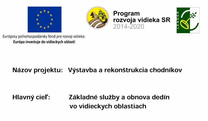 1. fotografia fotogalérie Projekty / Výstavba a rekonštrukcia chodníkov - foto