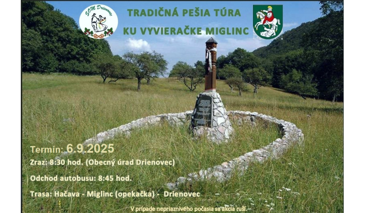 Fotka pre článok Pamätný pochod na čistinku MIGLINC